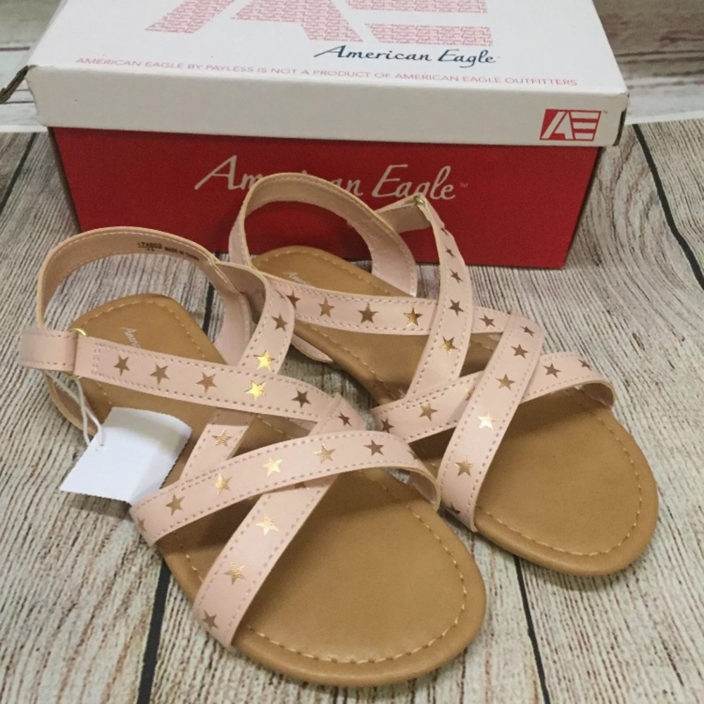 New American Eagle Girls Sandals Size 1